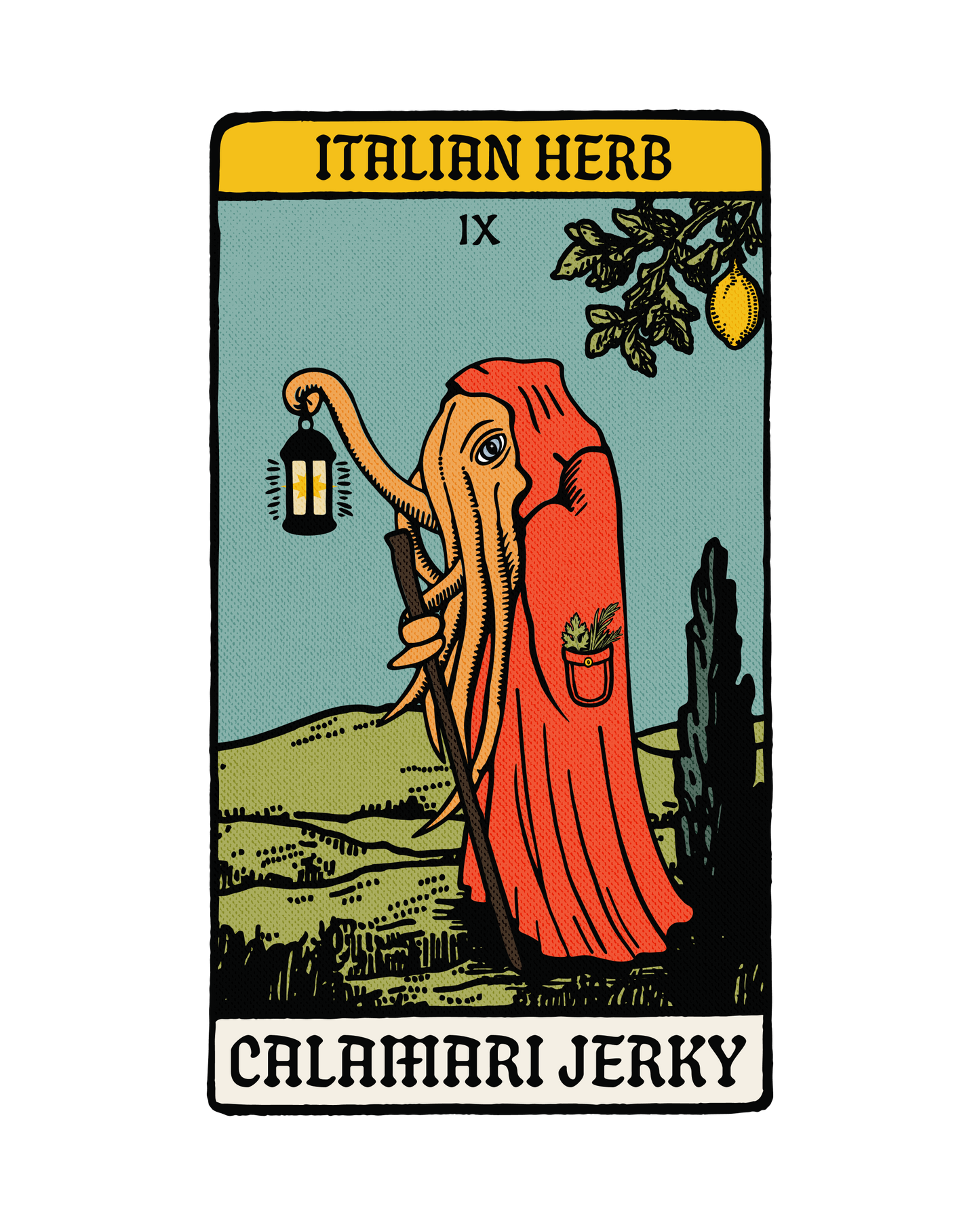 Italian Herb - Calamari Jerky - 2oz