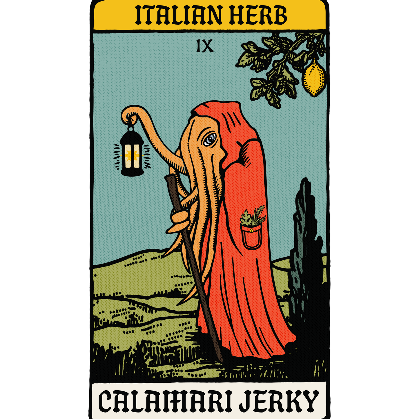 Italian Herb - Calamari Jerky - 2oz