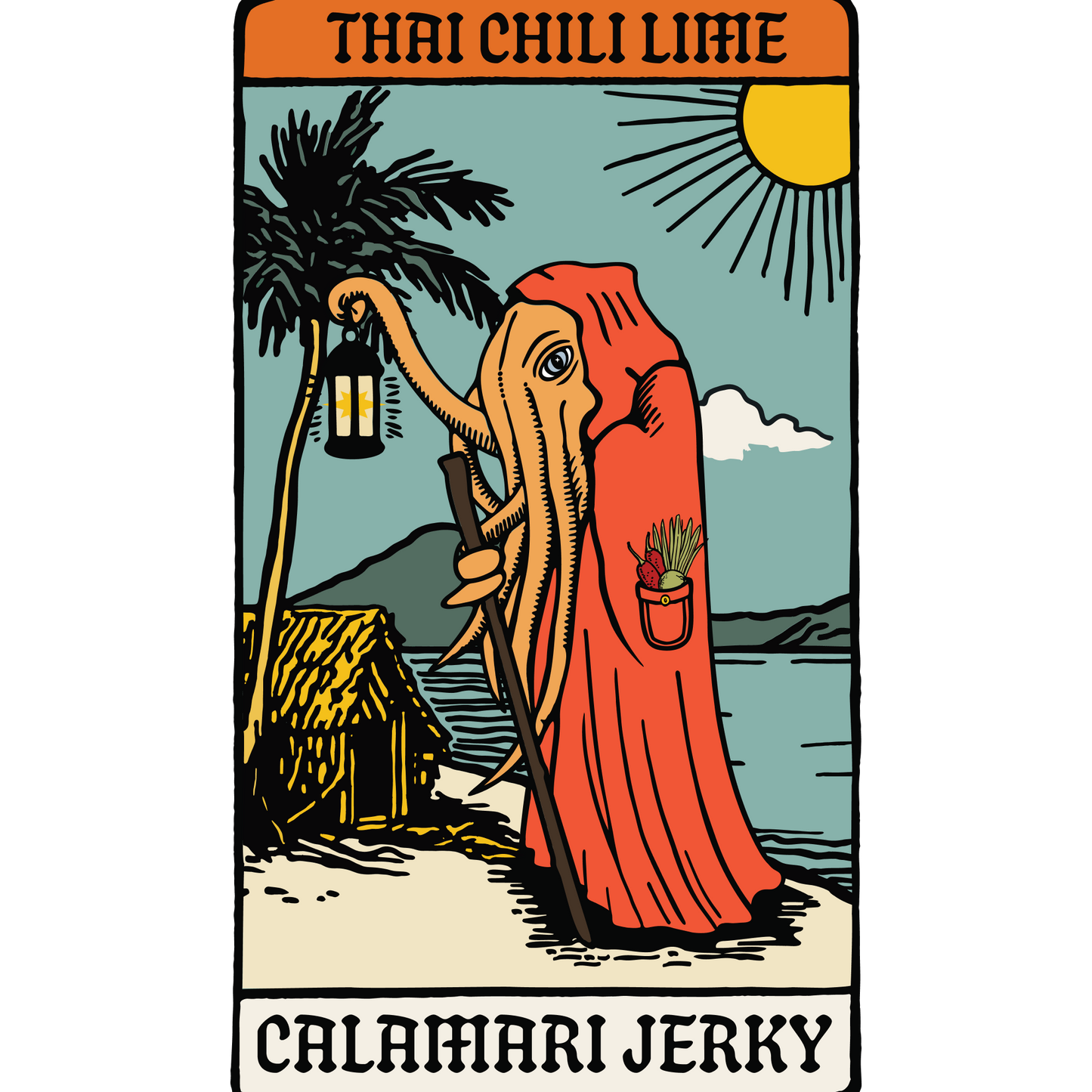Thai Chili Lime - Calamari Jerky - 2oz