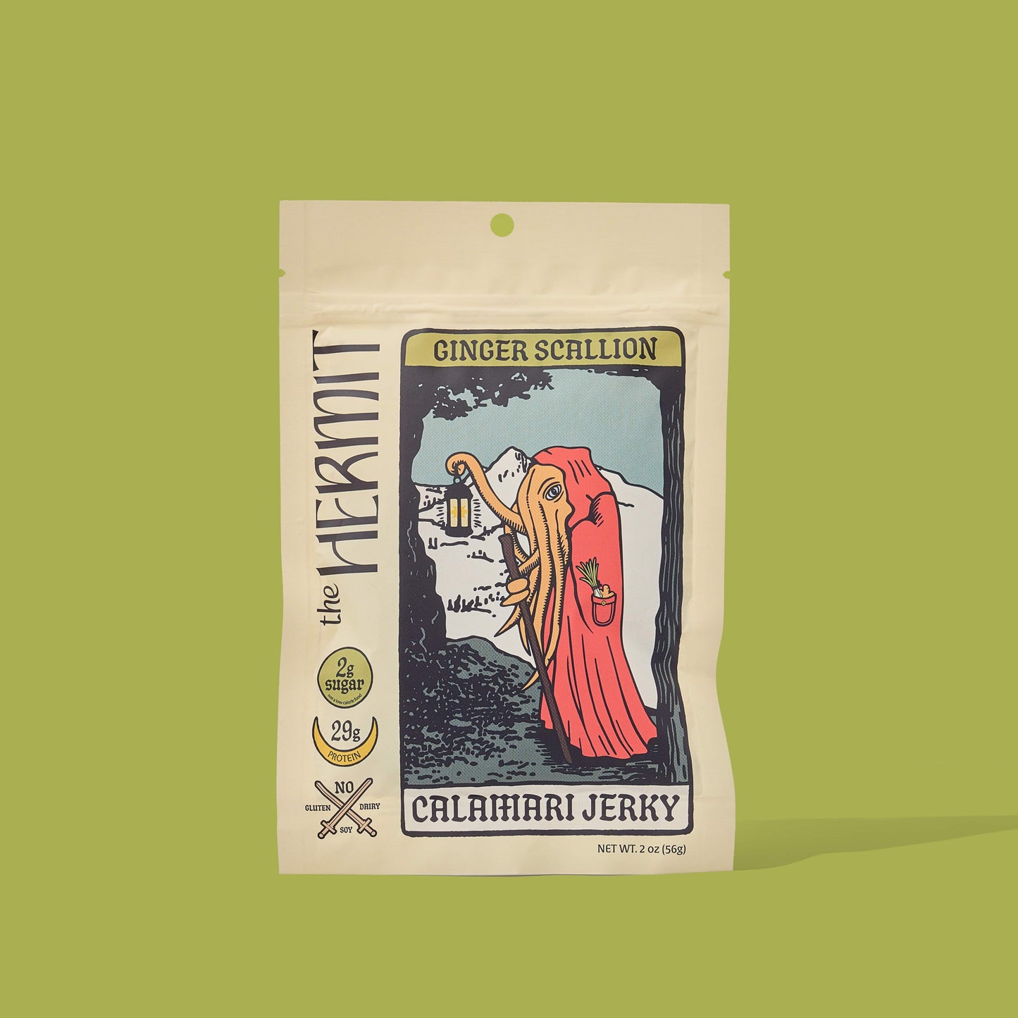 Ginger Scallion - Calamari Jerky - 2oz
