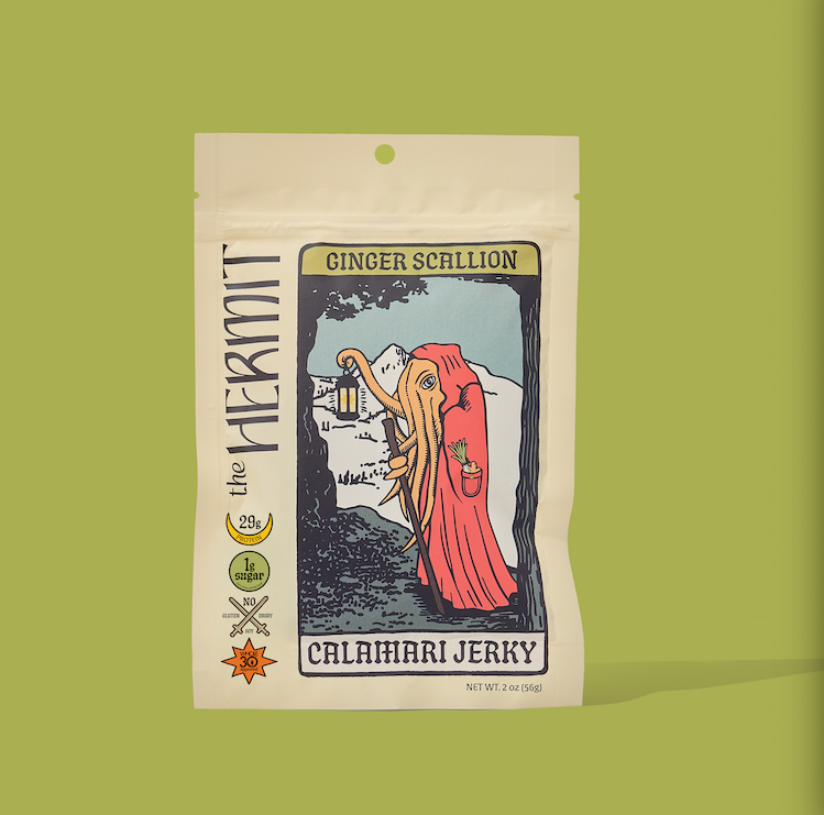 Ginger Scallion - Calamari Jerky - 2oz