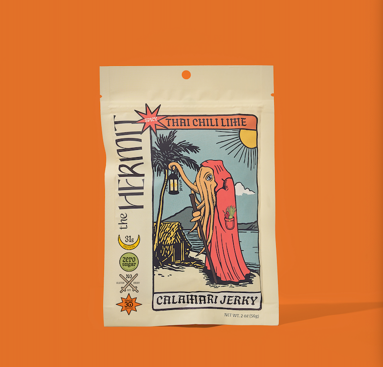 Thai Chili Lime - Calamari Jerky - 2oz