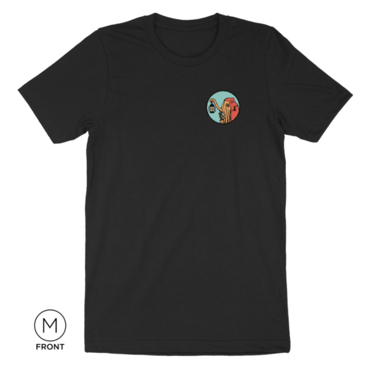 The Hermit Calamari Tee - Black